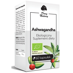 ASHWAGANDHA BIO (520 mg) 60 KAPSUŁEK - DARY NATURY-1