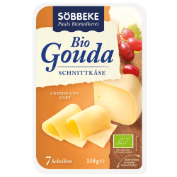 SER GOUDA PLASTRY BIO 150 g - SOBBEKE-1