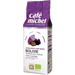 KAWA MIELONA ARABICA 100 % BOLIWIA FAIR TRADE BIO 250 g - CAFE MICHEL-1