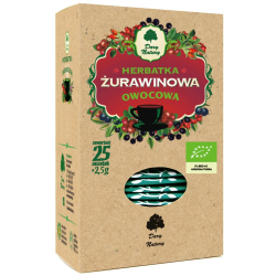 HERBATKA ŻURAWINOWO - OWOCOWA BIO (25 x 2,5 g) 62,5 g - DARY NATURY-1