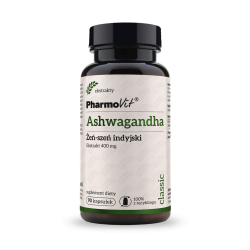 ASHWAGANDHA EKSTRAKT (400 mg) 90 KAPSUŁEK - PHARMOVIT (CLASSIC)-1