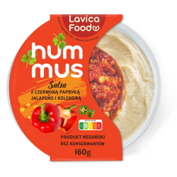 HUMMUS SALSA SPICY 160 g - LAVICA FOOD-1